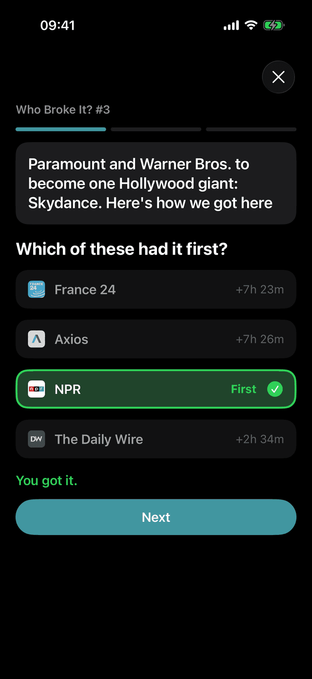 Who Broke It?: NPR had the story first