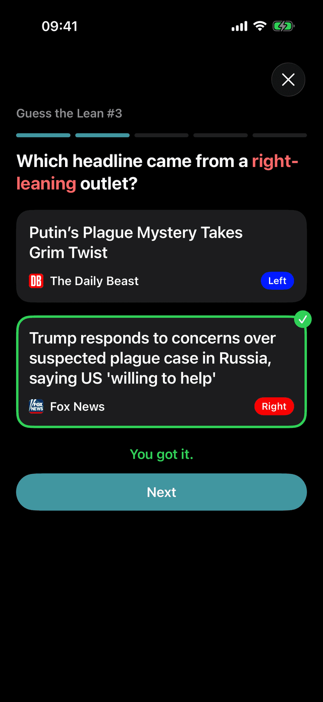 Guess the Lean: which headline came from a right-leaning outlet?